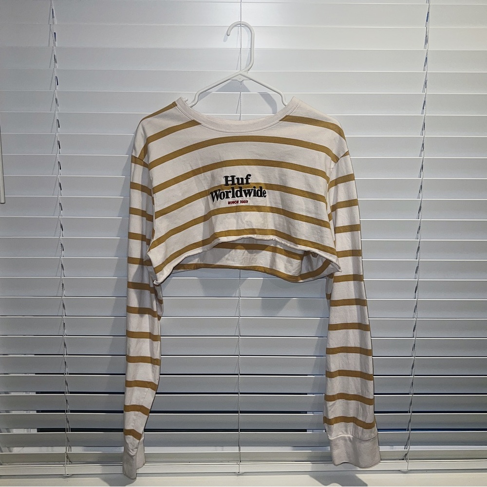 HUF CROPPED STRIPED TEE